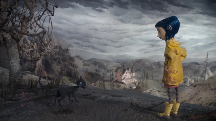 cartoon scene illustration coraline girl people women nature 2k
