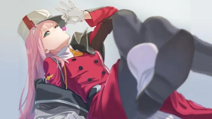 Darling in the FranXX anime girls Zero Two 2k