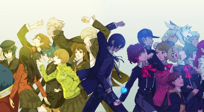 anime illustration Persona 4 3 Portable 2k
