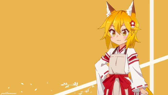 anime girls Sewayaki Kitsune no Senko san 2k 4k