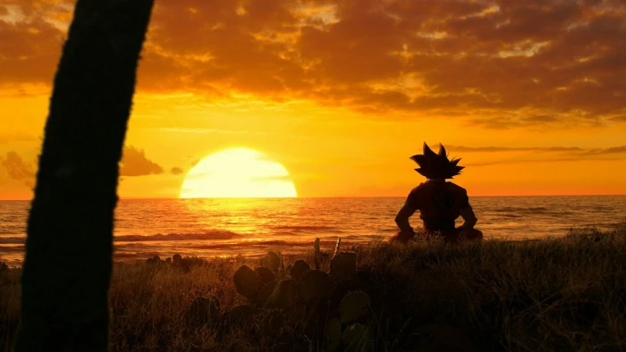 dbz dragon ball z goku super anime chill midatation 49 2k