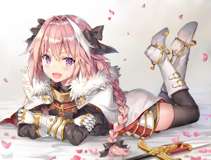 Fate Series Apocrypha anime boys Rider of Black Astolfo