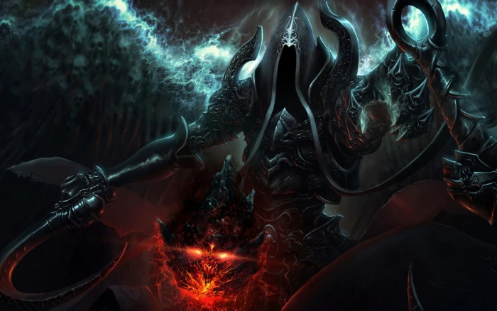 DOTA 2 Abaddon digital wallpaper Diablo III fantasy art 2k