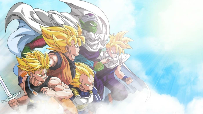 Dragon Ball Z digital wallpaper Son Goku Piccolo Gohan Vegeta 2k