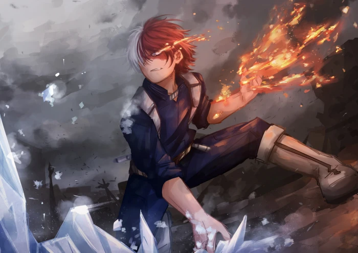 Anime My Hero Academia Shoto Todoroki 2k