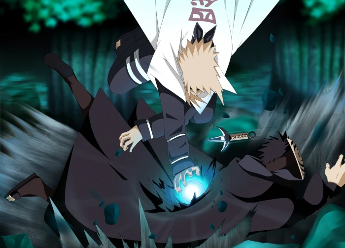 Anime Naruto Minato Namikaze Obito Uchiha Rasengan 2k