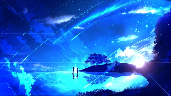 Anime Your Name Fantasy Kimi No Na Wa Scenery Stars 2k