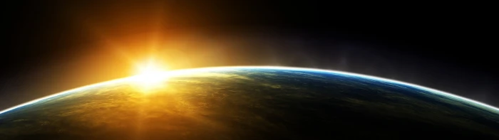 planet Earth space multiple display digital art 2k 4k