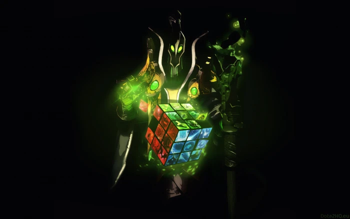 Rubik Dota 2 wallpaper rubick the grand magus rubiks cube abstract 2k