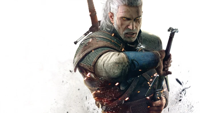 The Witcher digital wallpaper 3 Wild Hunt holding 2k