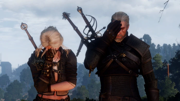 The Witcher 3 Wild Hunt Ciri Geralt of Rivia 2k
