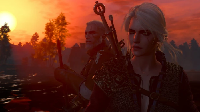 The Witcher 3 Wild Hunt Cirilla Fiona Elen Riannon Geralt of Rivia 2k