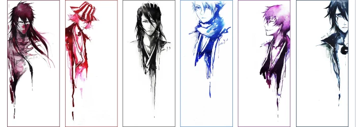 Bleach anime wallpaper Kurosaki Ichigo Mugetsu Urahara Kisuke 2k