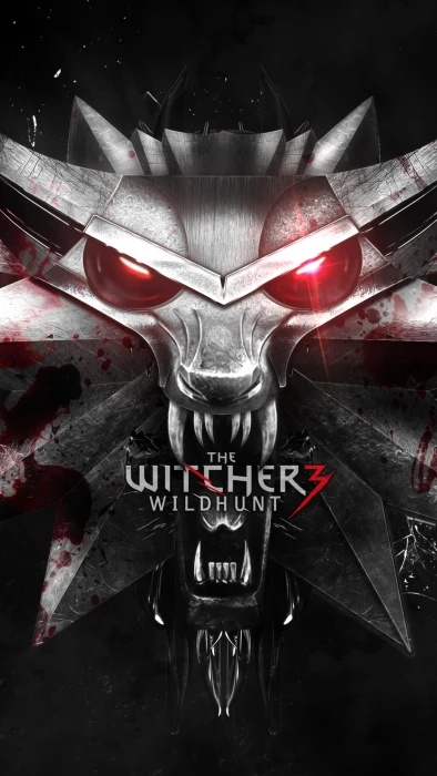 Wolf Medallion The Witcher 3 Wild Hu Hunt poster