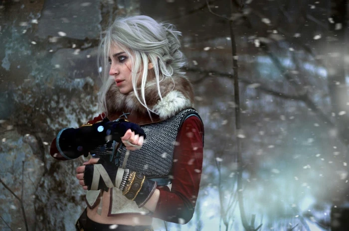 Women Cosplay Ciri The Witcher 2k