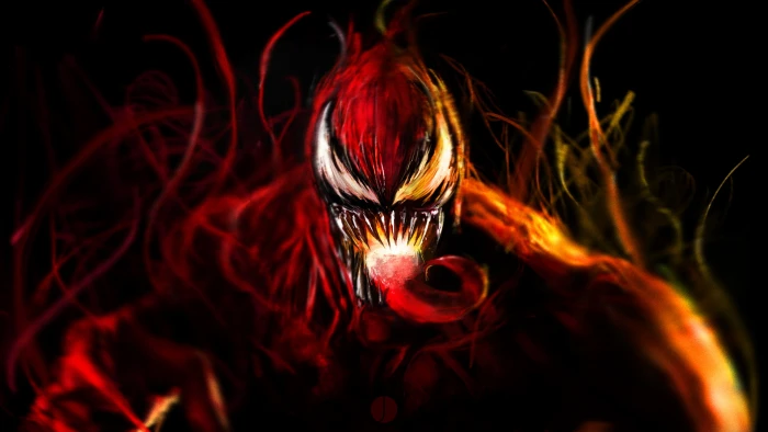 Venom illustration art Marvel Comics Symbiote Carnage supervillain 2k