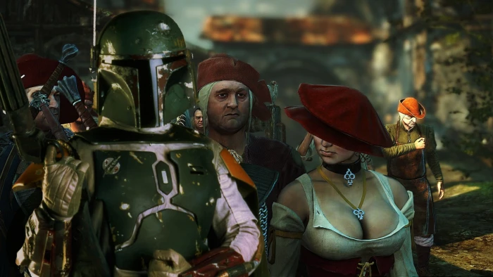 women's red hat The Witcher 3 Wild Hunt Boba Fett clothing 2k