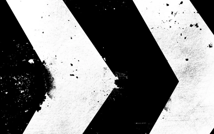 white and black arrow abstract monochrome pattern paint splatter 2k