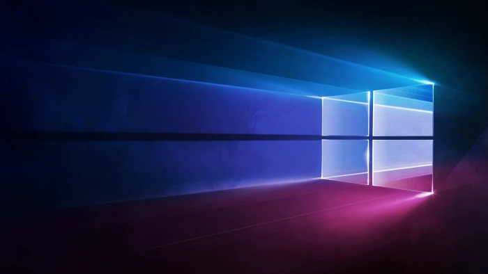 Windows wallpaper Microsoft blue light natural phenomenon 2k 4k