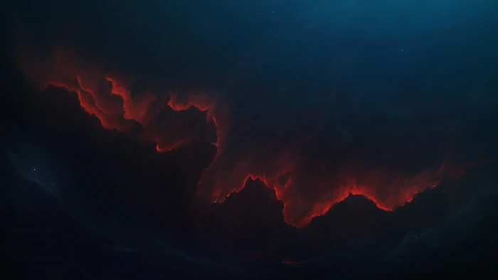 clouds wallpaper digital art Starkiteckt space colorful 2k 4k 5k