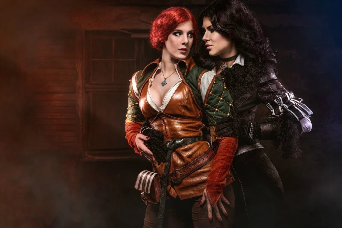 Women Cosplay The Witcher 3 Wild Hunt Triss Merigold Yennefer of Vengerberg 2k