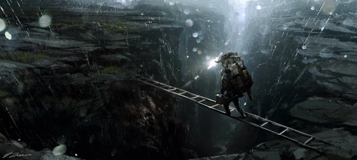 Death Stranding video games game art Darek Zabrocki 2k