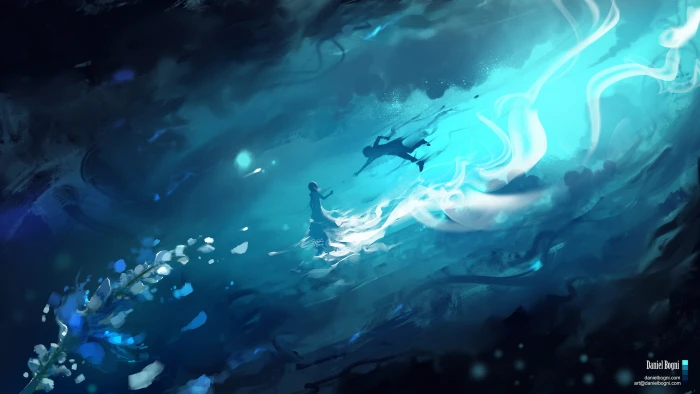 digital art wallpaper Final Fantasy XV Luna 2k