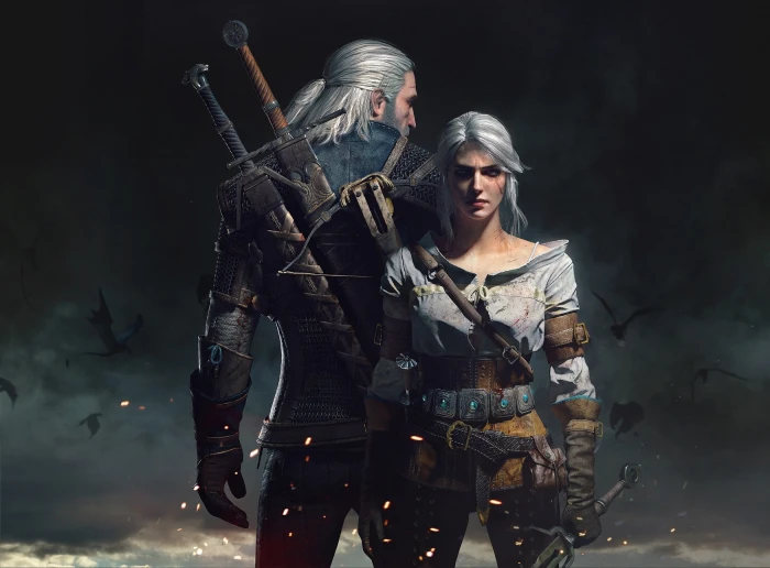 Geralt of Rivia Ciri Cirilla Fiona Elen Riannon The Witcher 2k