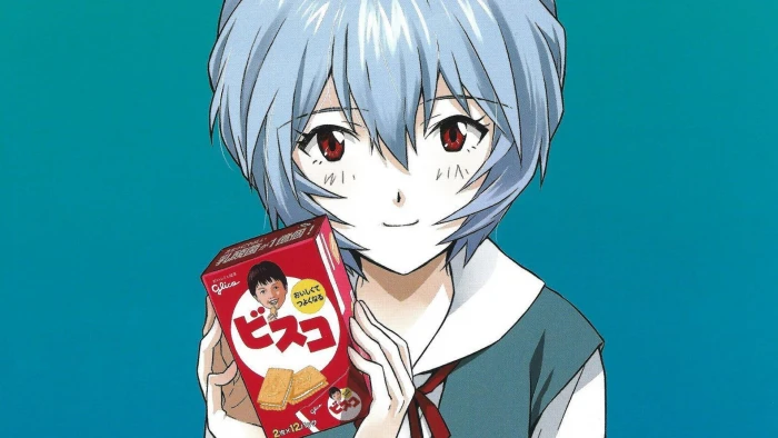 gray haired anime character Neon Genesis Evangelion Ayanami Rei 2k