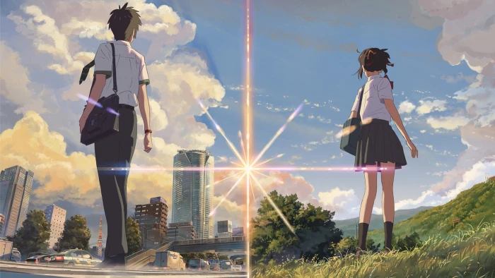 Kimi No Nawa no Na Wa Tachibana Taki Miyamizu Mitsuha 2k