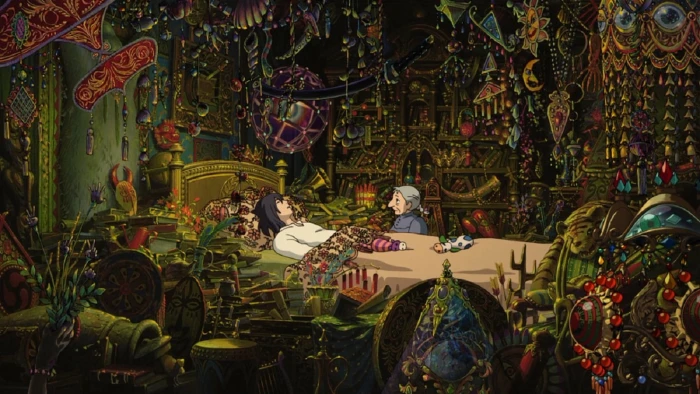 man lying on bed wallpaper Studio Ghibli Howl's Moving Castle