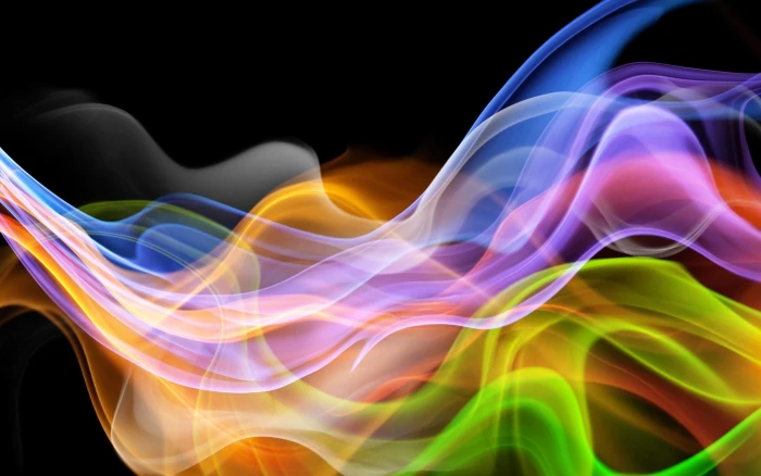 multicolored smoke digital wallpaper abstract colorful art 2k