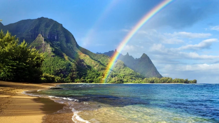 ocean beach hawaiian bay tropical exotic meteorological phenomenon 2k