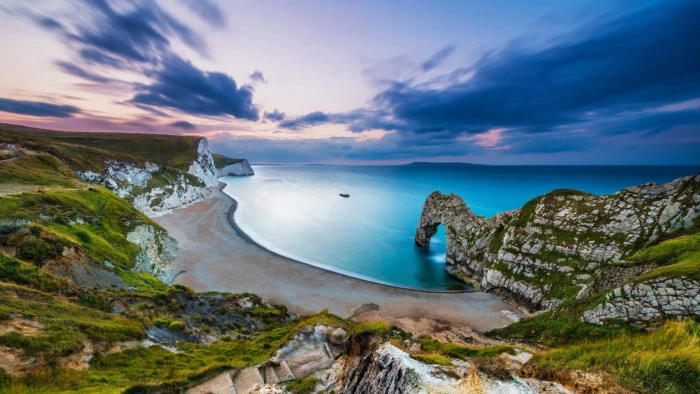water rock formation europe england dorset jurassic coast 2k