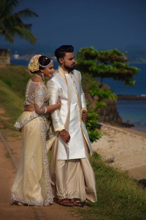 Wedding Couple Beach Srilanka a couple of love fashion
