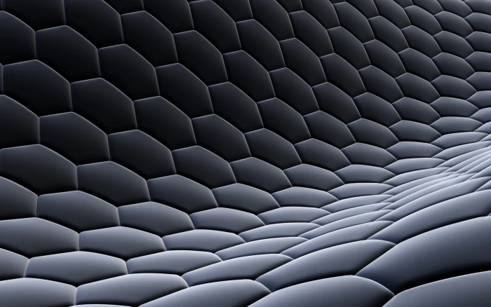 hexagon abstract digital art textured artwork pattern 2k