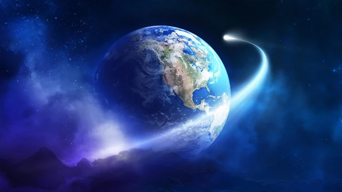 jellyfish invertebrate atmosphere animal satellite light 2k