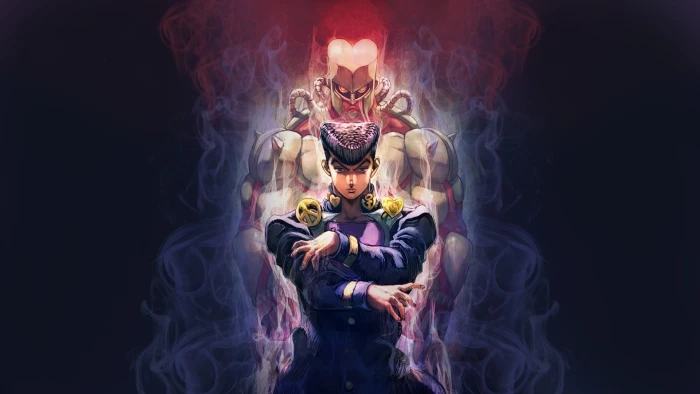 male anime character digital wallpaper JoJo's Bizarre Adventure 2k