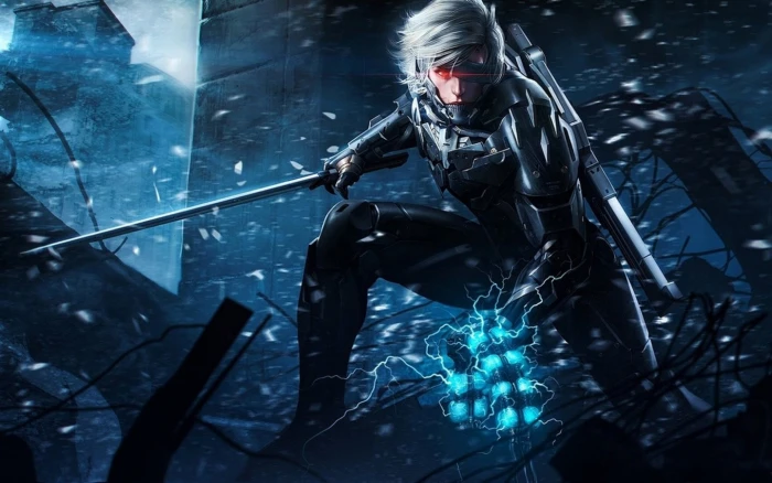 male holding sword wallpaper Raiden Metal Gear Solid Rising Revengeance