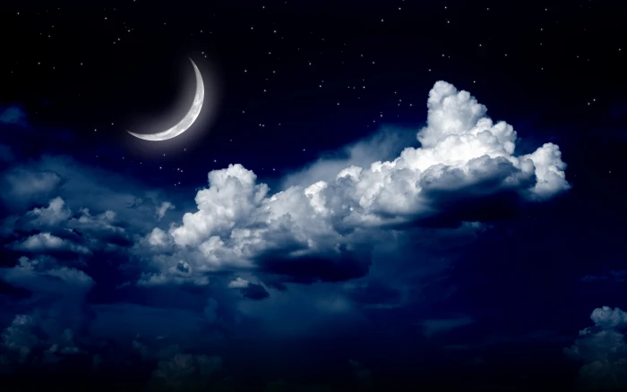 Moonlight Night Sky clouds and moon wallpaper Nature cloud sky 2k