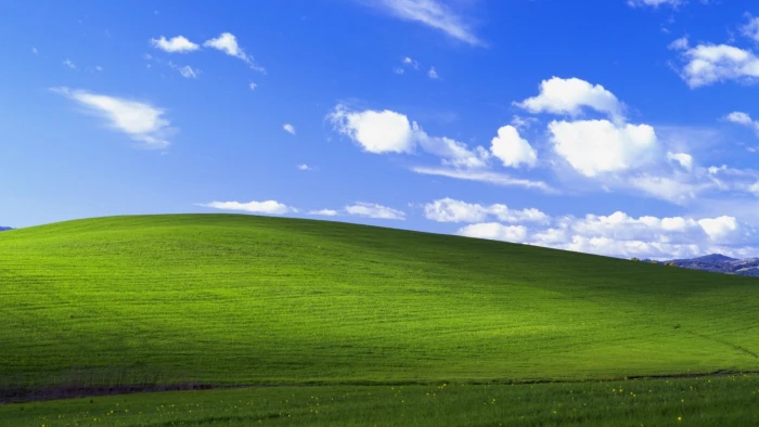 Microsoft Windows wallpaper XP garden landscape nostalgia 2k
