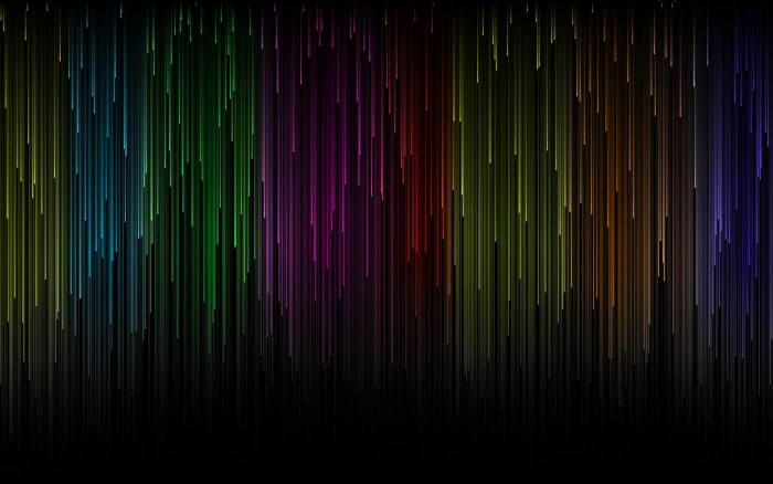 multicolored graphics lighted fringe colorful blue green 2k