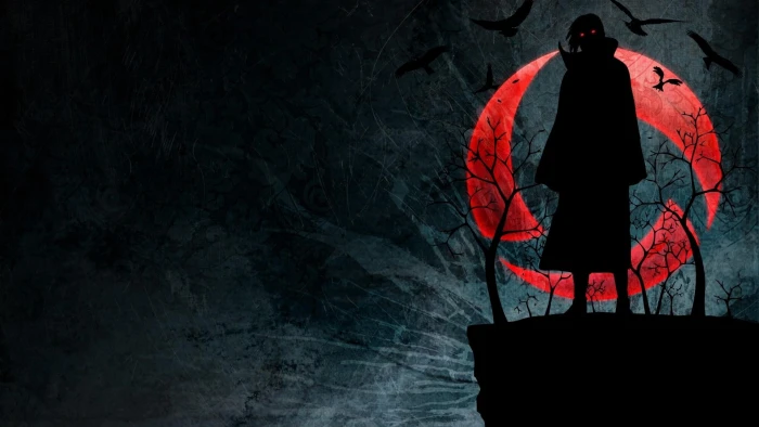 naruto itachi sharingan eyes dark anime 2k
