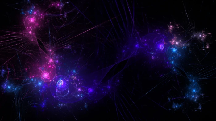 purple and blue galaxy abstract simple background digital art 2k