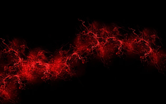 red line artwork black background color paint explosion burst 2k