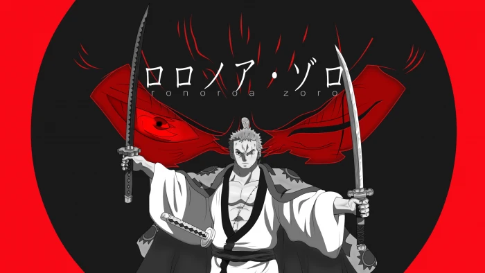 Roronoa Zoro anime boys metalanguage drawing digital art 2k