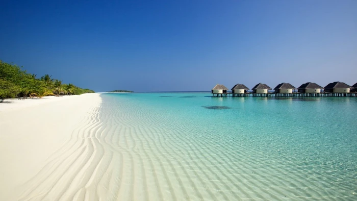 seashore beach nature Maldives sky sand vacations summer 2k