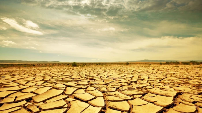 Dry Lake Bed Cracked Desert HD nature 2k