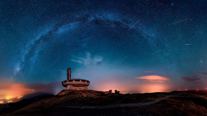 landscape buzludzha peak kazanlak europe bulgaria monument 2k