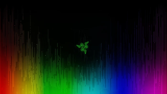 Razer Gaming computers logo Inc green color night illuminated 2k